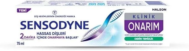 Sensodyne Klinik Onarım Derin Temizlik Diş Macunu 75ml