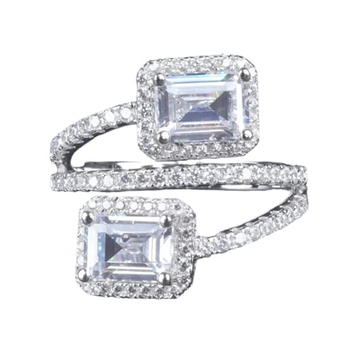 Roches des Femmes géométriques : boucles d'oreilles pendantes en argent