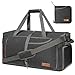 Canway 65L Travel Duffel Bag, Foldable Weekender Bag with Shoes Compartment for Men Women Water-proof & Tear Resistant (Panther Black, 65L)