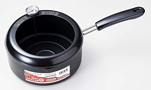 揚げクック 鉄製温度計付片手天ぷら鍋20cmの商品画像