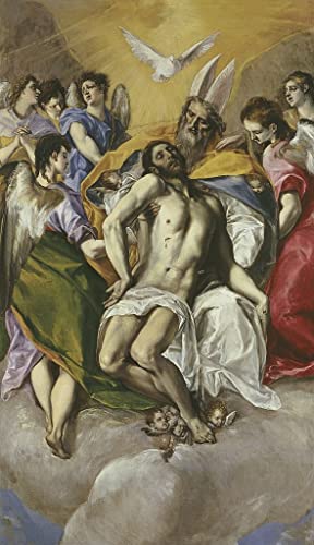Tableau le Saint par El Greco impression d'art sur toile premium 60x90