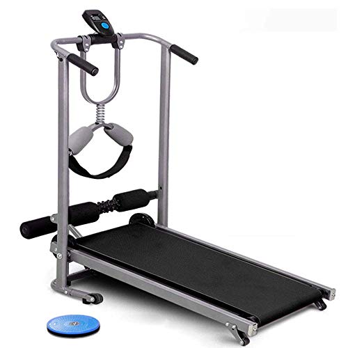 Image of Treadmills, Foldable Treadmill Home Ultra-Quiet Small Walking Machine Indoor Sports and Fitness Equipment, with Freely Adjustable Elastic S