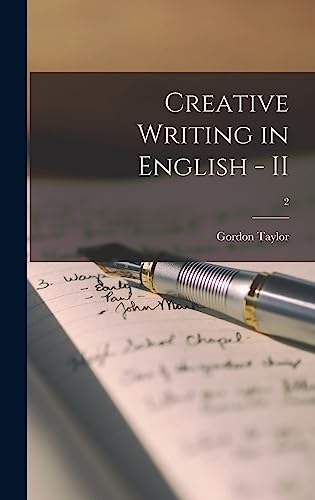Creative Writing in English - II; 2