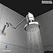 SparkPod Luxury Filtered Shower Head Set 23 Stage Shower Filter - Reduces Chlorine and Heavy Metals - High Pressure Showerhead Filter (6