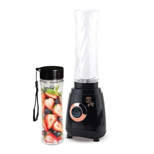 Berlinger Haus BH/9164N Berlinger Haus-BH/9164N-Smoothie Maker with 2 Bottles, Rose Black Gold, Plastic