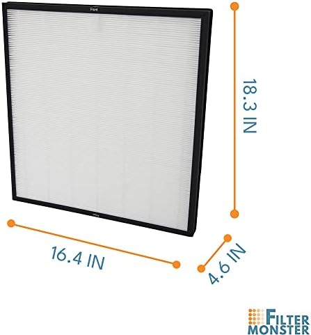 Filter-Monster – Toxin Reduction Air Filter Replacement Kit - Replacement Compatible with Rabbit Air MinusA2 Air Purifier