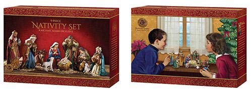 Avalon Gallery Michael Adams Christmas Holy Family 9-Piece Nativity Scene Set - Thumbnail 2