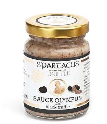 Spartacus Black Olympus Truffle Sauce | Gourmet Truffle Sauce with Black Truffle, Premium Sauce & Seasoning, For Pasta, Meat, Potatoes, Fine Dining