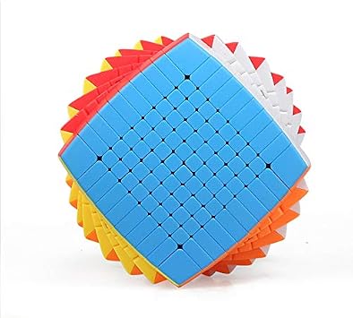 Speed Cube Occupational 10x10 Speed Cube - Best 3D Puzzle Magic Toy with Solid, Durable & Labelless - Faster Lathing Smoother than Original