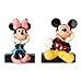 Enesco Disney Ceramics Mickey and Minnie Mouse Salt and Pepper Shakers, 3.5", Multicolor