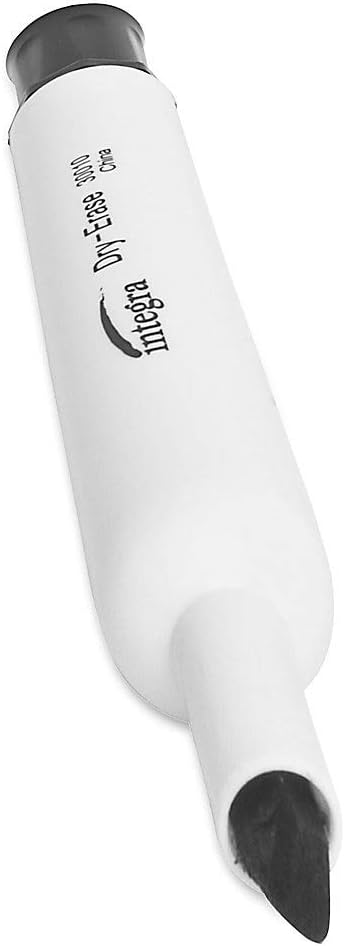 Chisel Tip Dry-erase Markers, Black