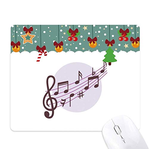 Tapete de ratón Flappg redondo de notas musicales, el regalo de Navidad para músicos