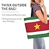 yefan Flag of Suriname Shoulder bag, casual tote bag, unisex, suitable for daily commuting, shopping, and school. #2