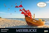  Meerblicke - Nord- und Ostsee 2024: Großer Foto-Wandkalender von der Küste und dem Meer in Deutschland. Edler schwarzer Hintergrund. PhotoArt Panorama Querformat: 58x39 cm.