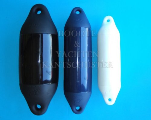 Boote & Yachten Kantschuster Fender Performance 15 x 60 cm mit Fenderleine Farbe blau