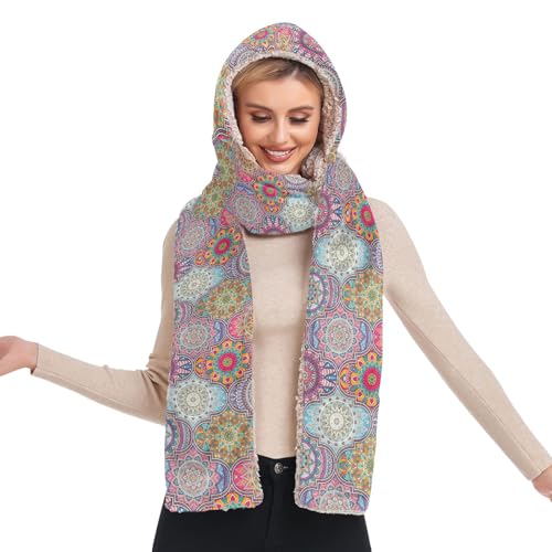 Bonnet à capuche et écharpe d'hiver chaude : le cadeau parfait pour elle
