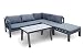 Produktbild osoltus Gartenlounge Aluminium Lounge Copenhagen modern grau