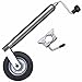 Produktbild Lechnical 48 mm Stützrad mit 1 Klemmhalter Anhänger Stützrad Wohnwagen Stützrad Trailer Bugrad Hänger