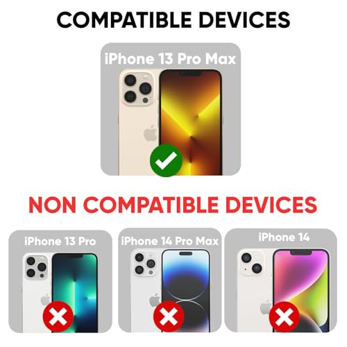 Image of Military-Grade Tempered Glass Screen Protector for iPhone 13 Pro Max & iPhone 14 Plus (6.7 inch) | Edge-to-Edge Gorilla Glass | Black [Pack of 1]