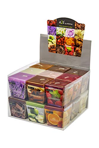 All2Shop Scented Votive Candles Short Set Of 18 Assorted Healing Candles For Relaxation & Aromatherapy- Long Burning At Least 20Hrs Each 360Hrs Total #TOP2
