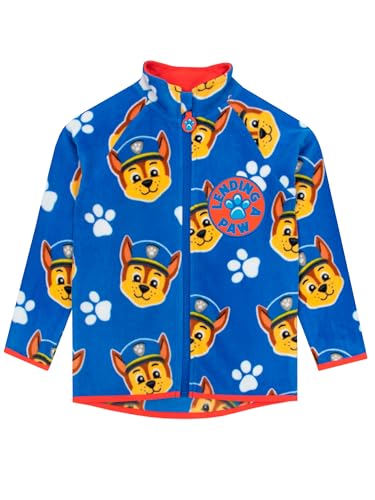 Paw Patrol Jacket | Boys Fleece Zip Up Jackets | Chase Cozy Jacket For Boys | Blue 2