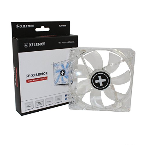 Xilence Performance C Serie | Behuizingsventilator | XF044 | blauwe LED | 120 mm | transparant