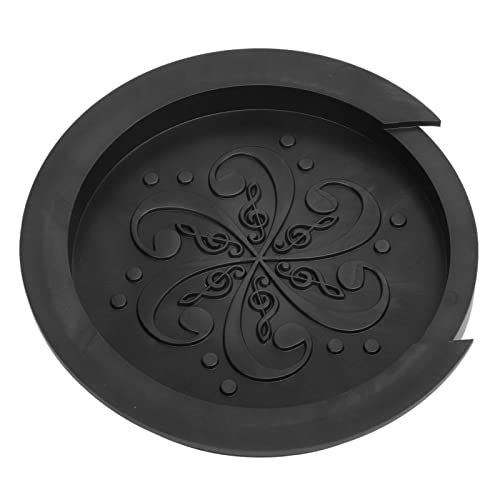 Capa para violão Soundhole portátil à prova de poeira flexível silicone capa protetora Soundhole par
