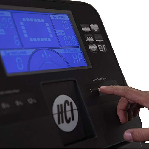Image of RehabMill Afforable Rehabilitaion Treadmill with Elevation and Adjustable Long Heandrails, Black