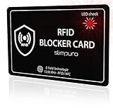 ✅ SUPER DÜNN - Die Karte ist nur 1,0 mm dünn und passt in jedes Portmonee. Keine andere RFID Schutzkarte mit LED ist dünner. Platzieren Sie die NFC Blocker Karte zusammen mit Ihren anderen Karten im Portemonnaie, um einen optimalen RFID Schutz zu gewährleisten.