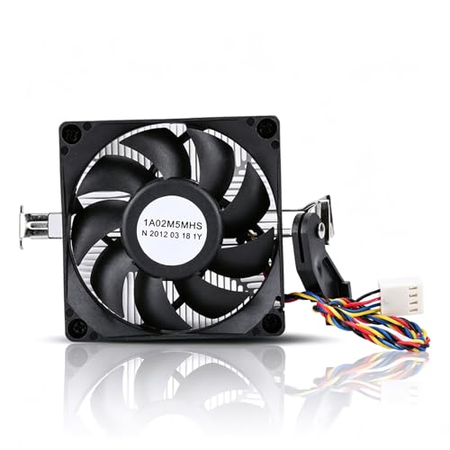 Ventiladores de refrigeración para CPU de ordenador, ventilador silencioso de 12 V y 2200 rpm para CPUAMD, ventilador de disipador térmico de recambio eficiente paraAMD