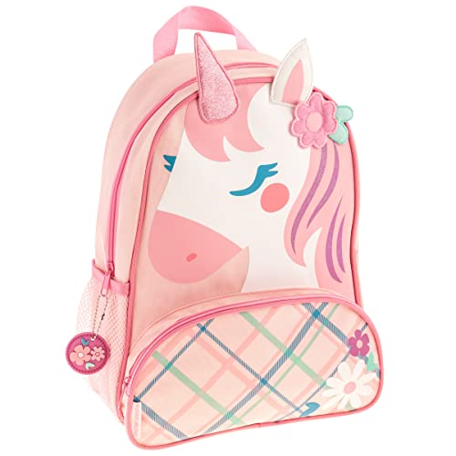 Stephen Joseph Little Sidekick Backpack, Toddler Backpack for Little Kids, Daycare and Preschool, Unicorn