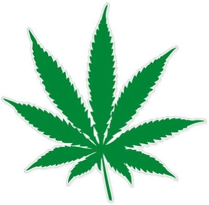 StickerJOE Marijuana 2" Leaf Weed Pot Smoker Legalize Sticker Decal Phone Small