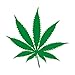 Marijuana Leaf Weed Pot Smoker Legalize Car Sticker Decal Phone Small 2"