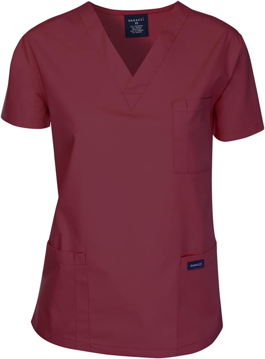 Dagacci Scrubs Medical Uniform Women and Men Scrubs Shirts and Tops