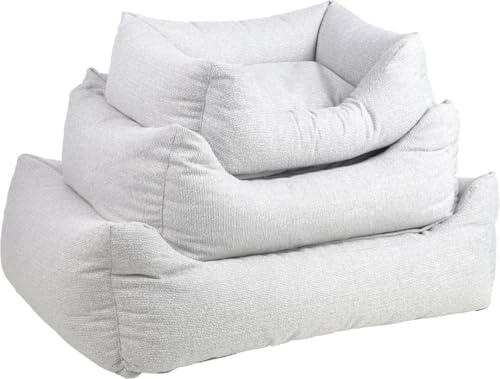 Panier Baleno rectangle gris clair : lit haut de gamme 100x80x25cm - 4