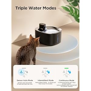 Cat Water Fountain Battery Operated, 4L/135 fl oz Pet Water Fountain for Cats and Dog with Motion Sensor, Wireless Ultra Quiet Cat Drinking Fountain with 2 Filters (Black YPD-C004P) Cat Water Fountain Battery Operated, 4L/135 fl oz Pet Water Fountain for Cats and Dog with Motion Sensor, Wireless Ultra Quiet Cat Drinking Fountain with 2 Filters (Black YPD-C004P)