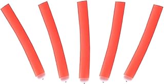 مجموعة انابيب تنكمش بالحرارة مكونة من 10 قطع بطول 4.5 سم عازل حرارى لعزل الأسلاك والكابلات (4 ملى - أحمر)