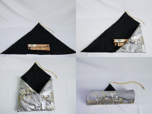 Amazon | 笛収納袋 金襴 尺八用・篠笛用 | 木管楽器ケース