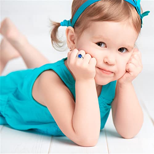 SOTOGO 100 Pieces Little Girl Rings Jewelry Rings Girl Pretend Play Rings and Dress up Rings, Little Girls Gift