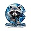 Blue Flower Raccoon