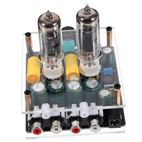 QUMIIRITY Préampli à Tubes HiFi DIY Carte Amplificateur Stéréo Légère Portable Préamplificateur Audio pour Home Cinéma Compatible