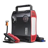 Avviatore di emergenza da 2000 A, Power Bank, 16000 mAh, 150 PSI, compressore d'aria, pompa for pneumatici, caricabatterie portatile, dispositivo di avviamento for auto
