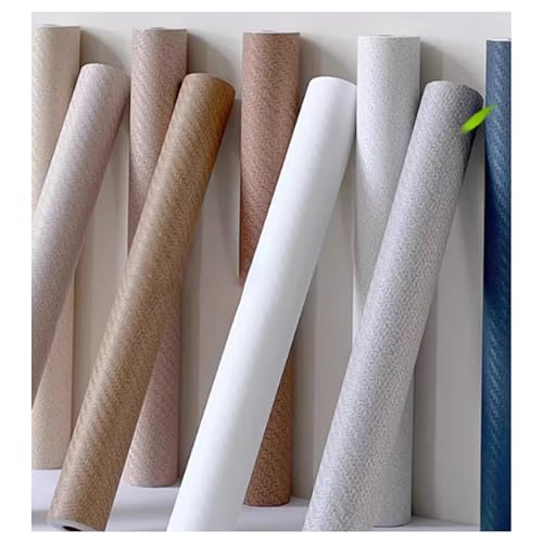 Faux Grasscloth Wallpaper, Textured Wall Covering for Bedroom and Living