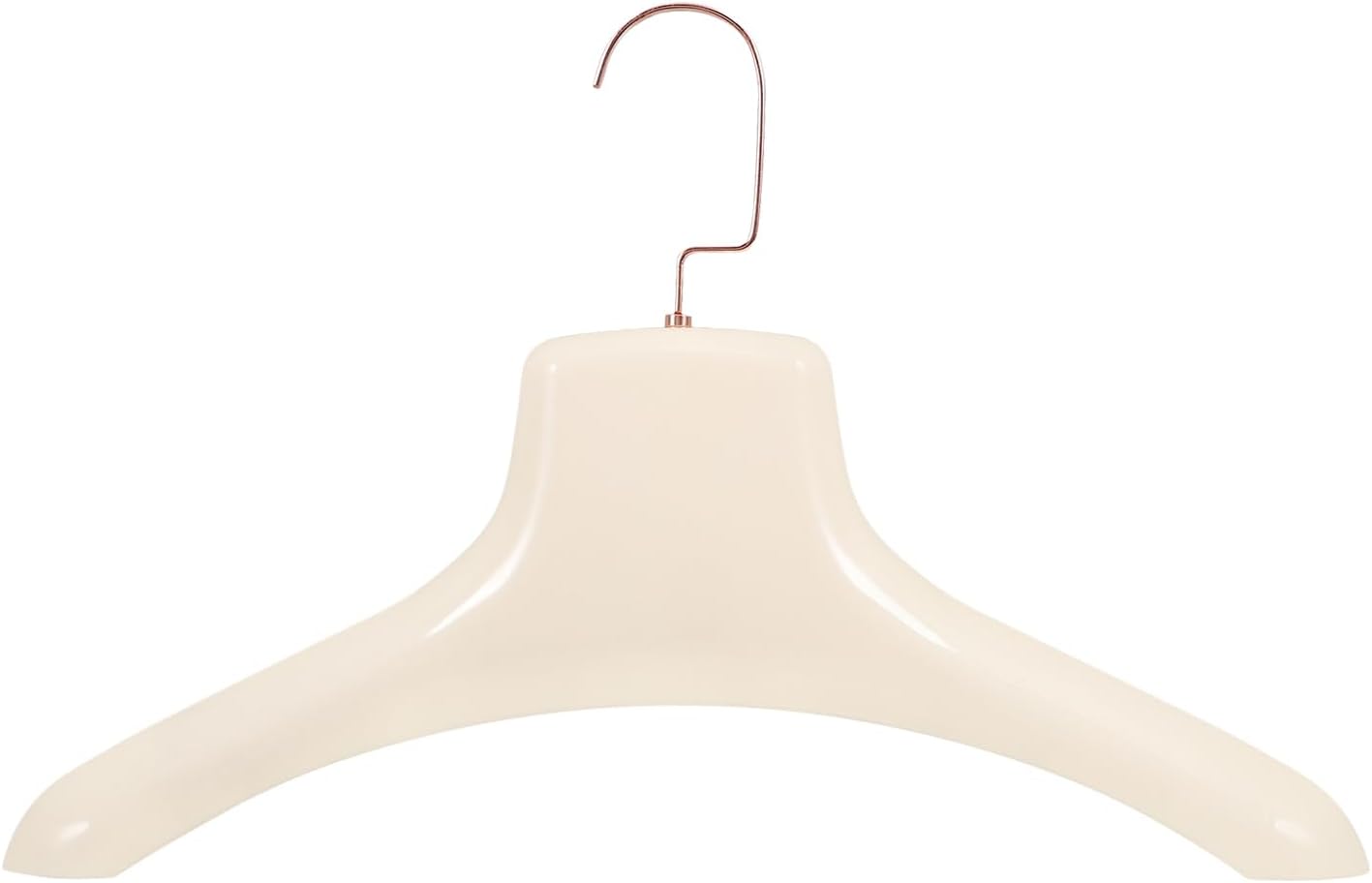 MAGICLULU Wide Shoulder Hanger Plastic Coat Hanger for Jackets Fur Garments Reusable Closet Organizer 15.15 X 10.23 X 2.55 in Space-Saving Clothes for Home Storage