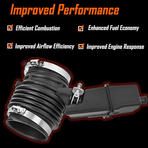 Dxuekeo Air Intake Hose Compatible with Nissan Murano Quest 2009-2013 Intake Filter Tube Replace# 16576-1AA1A 696-039 Air Intake Duct Tube Boot - Thumbnail 4