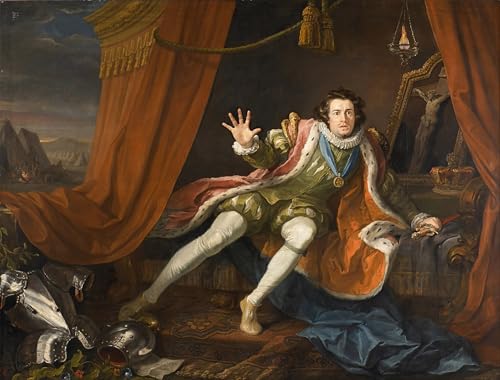 Art mural David Garrick tableau vintage 60x90cm pour rompre la monotonie