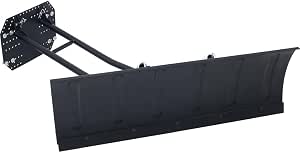 ATV Snow Plow Kit 60-inch Heavy Duty Steel Snow Plow Blade with Adjustable Angles and Quick Release Mount