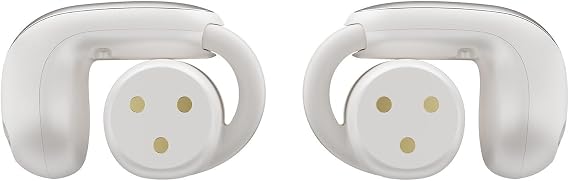 Bose Ultra Open Earbuds with Immersive Audio, Open Ear Wireless Clip on Earbuds for Comfort, OpenAudio for Awareness, Bundle Silicone Case Cover for Ultra Open Earbuds (White Smoke)