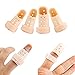 New Plastic Mallet DIP Finger Support Brace Splint Joint Protection Injury (1 Set(4Pcs))