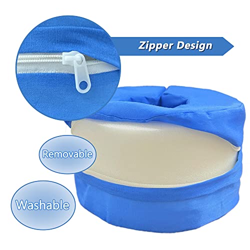 Mesinurs Bedridden Foot Elevation Pad, Ankle Heel Support Protector Leg Foam Rest Ring Pillow For Bed Sore, Pressure Pain, Post Sur-Gery Recovery, Swelling #TOP4